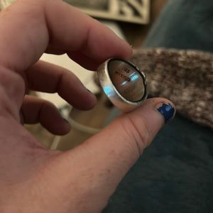 Handmade vintage sterling silver ring from mexico